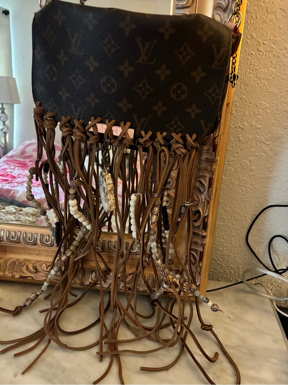 Fringe crossbody boho style